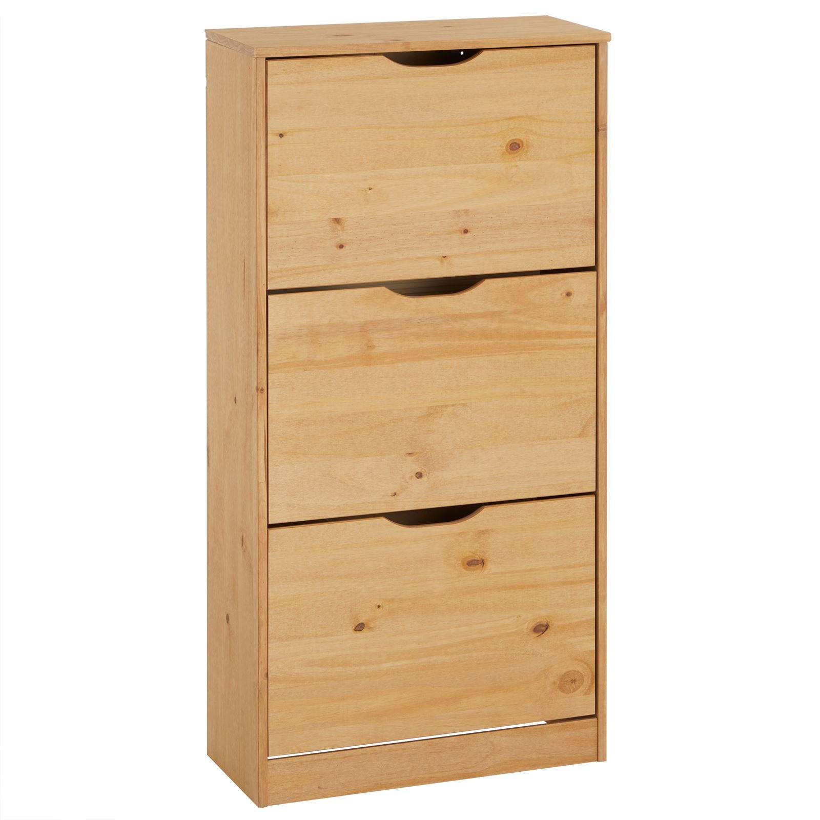 SCHUHSCHRANK BASIL - Braun, Holz (59/116/25cm) - IDIMEX