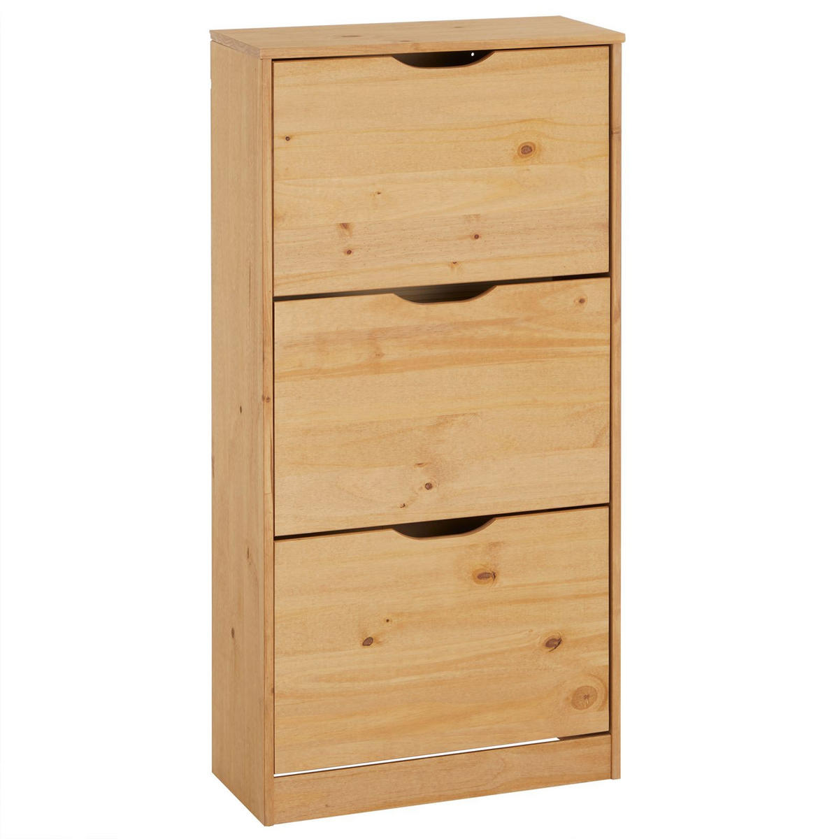 SCHUHSCHRANK BASIL - Braun, Holz (59/116/25cm) - IDIMEX