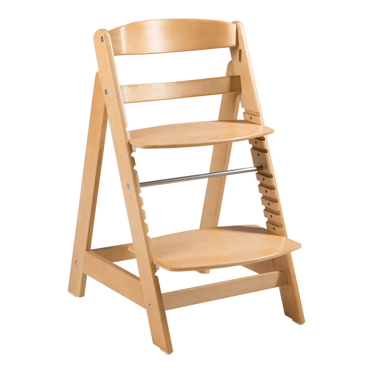 KINDERHOCHSTUHL - Sit Up CLICK - natur lackiert - Naturfarben, Holzwerkstoff (44.5/80/54cm) - Roba