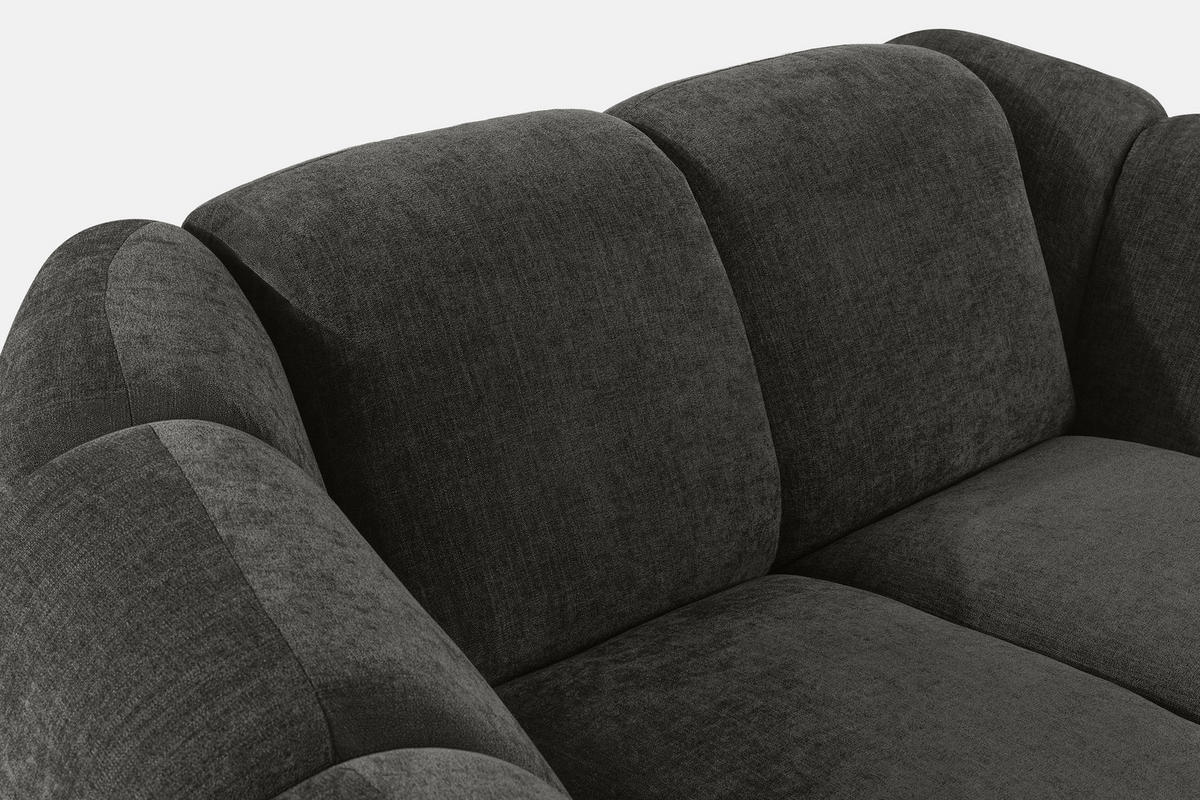 SESSEL FLAVA, Graphitfarben - Graphitfarben, Holz/Holzwerkstoff (160/76/100cm) - KONSIMO®