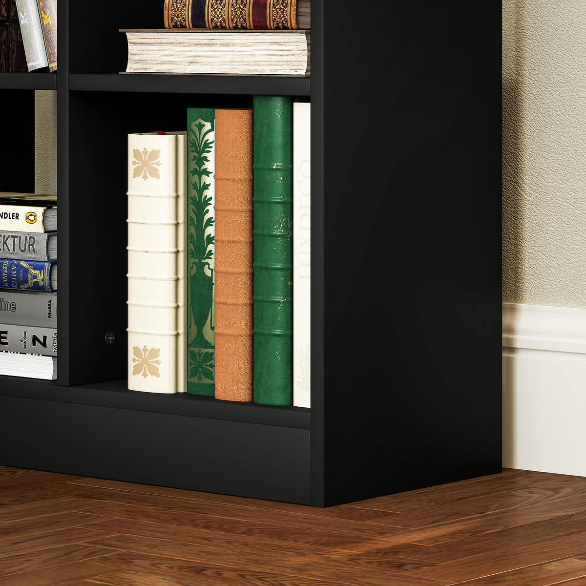 BÜCHERREGAL 60/24/184,5 cm weiß - Brombeere, Kunststoff (60/158/26cm)