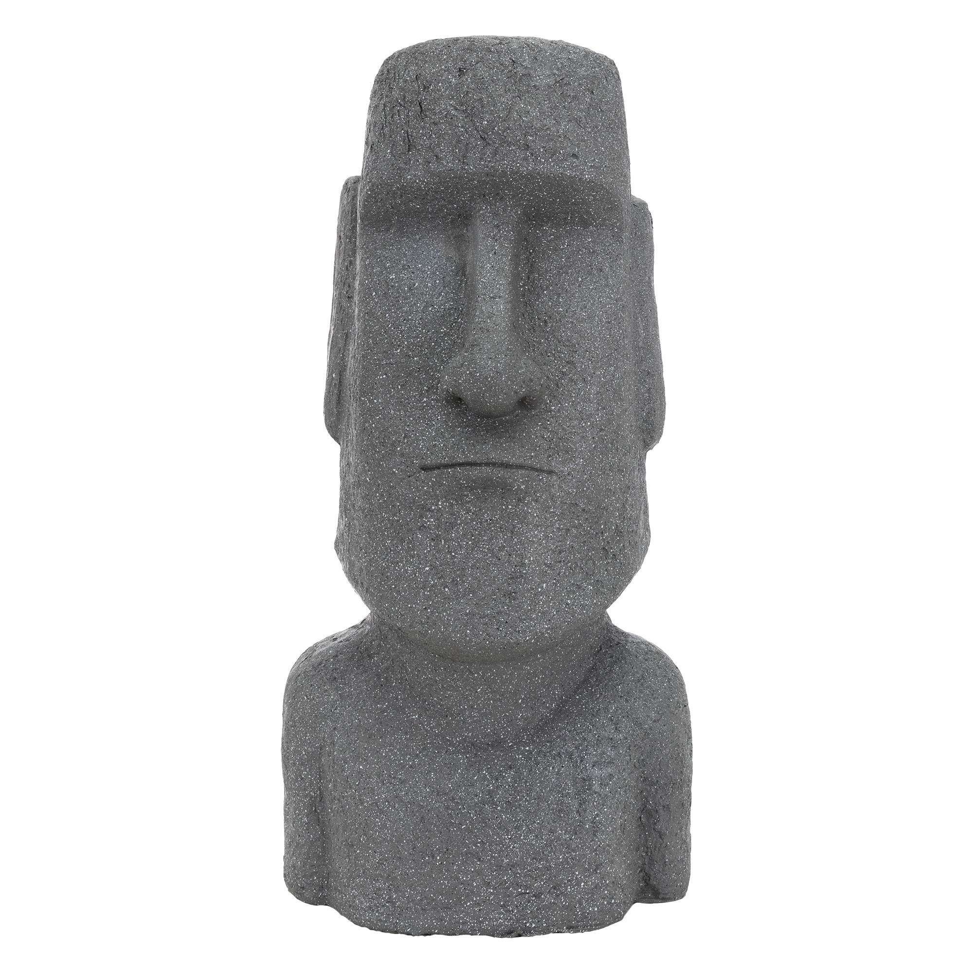 OSTERINSEL-KOPF 78 cm - Grau, Stein (26/78/37cm) - ECD-Germany