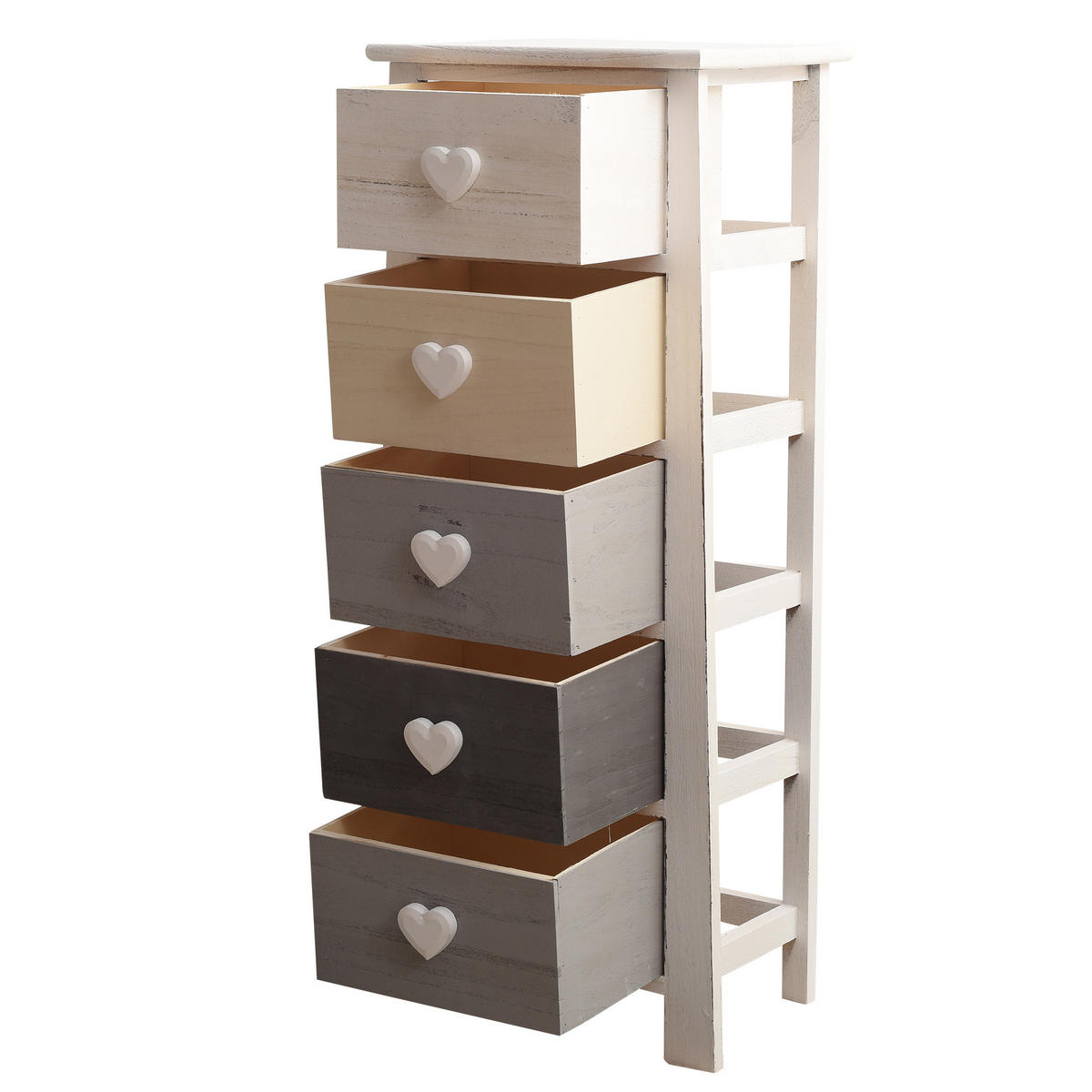 KOMMODE Mehrfarbig 25/35/87 cm - Multicolor, Holz (25/87/35cm) - Mobili Rebecca