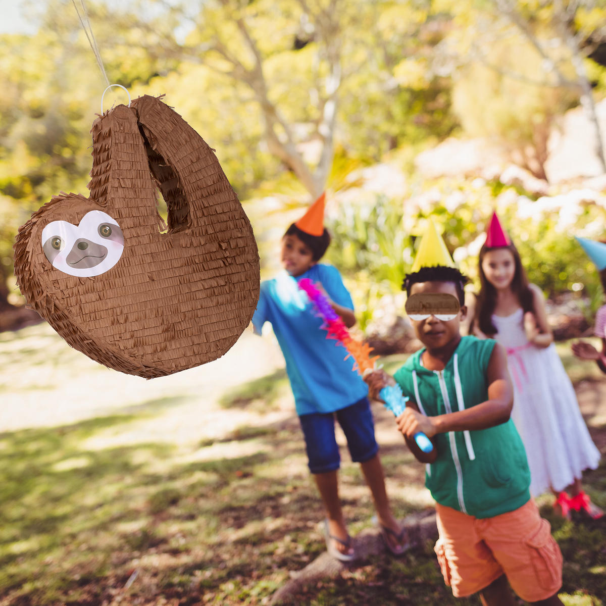 PINATA - Braun, Papier/Wellpappe (44/48/8cm) - Relaxdays