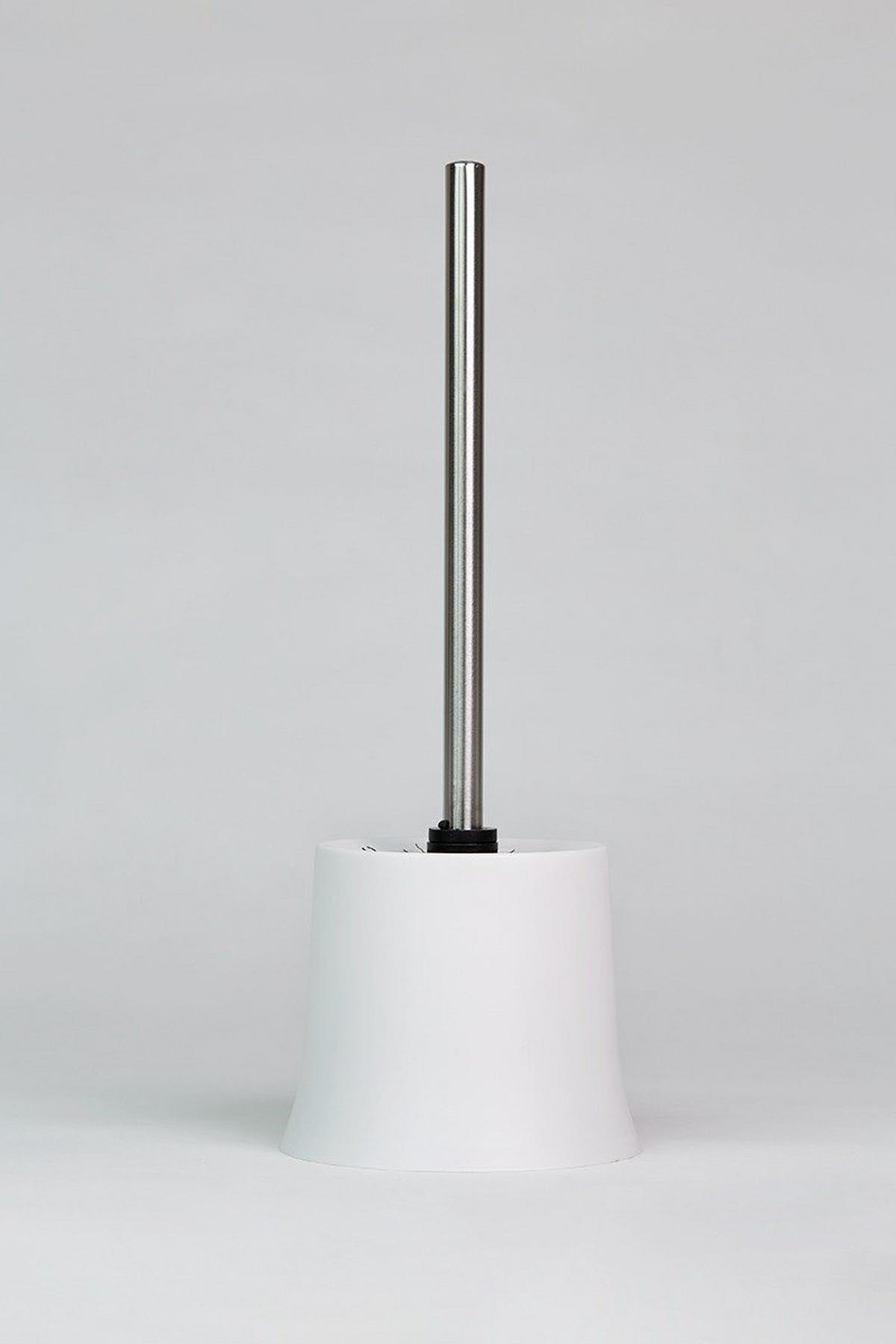 BÜRSTENBEHÄLTER Basic White 14/14/38 cm - Weiß, Kunststoff (14/38/14cm) - Wenko