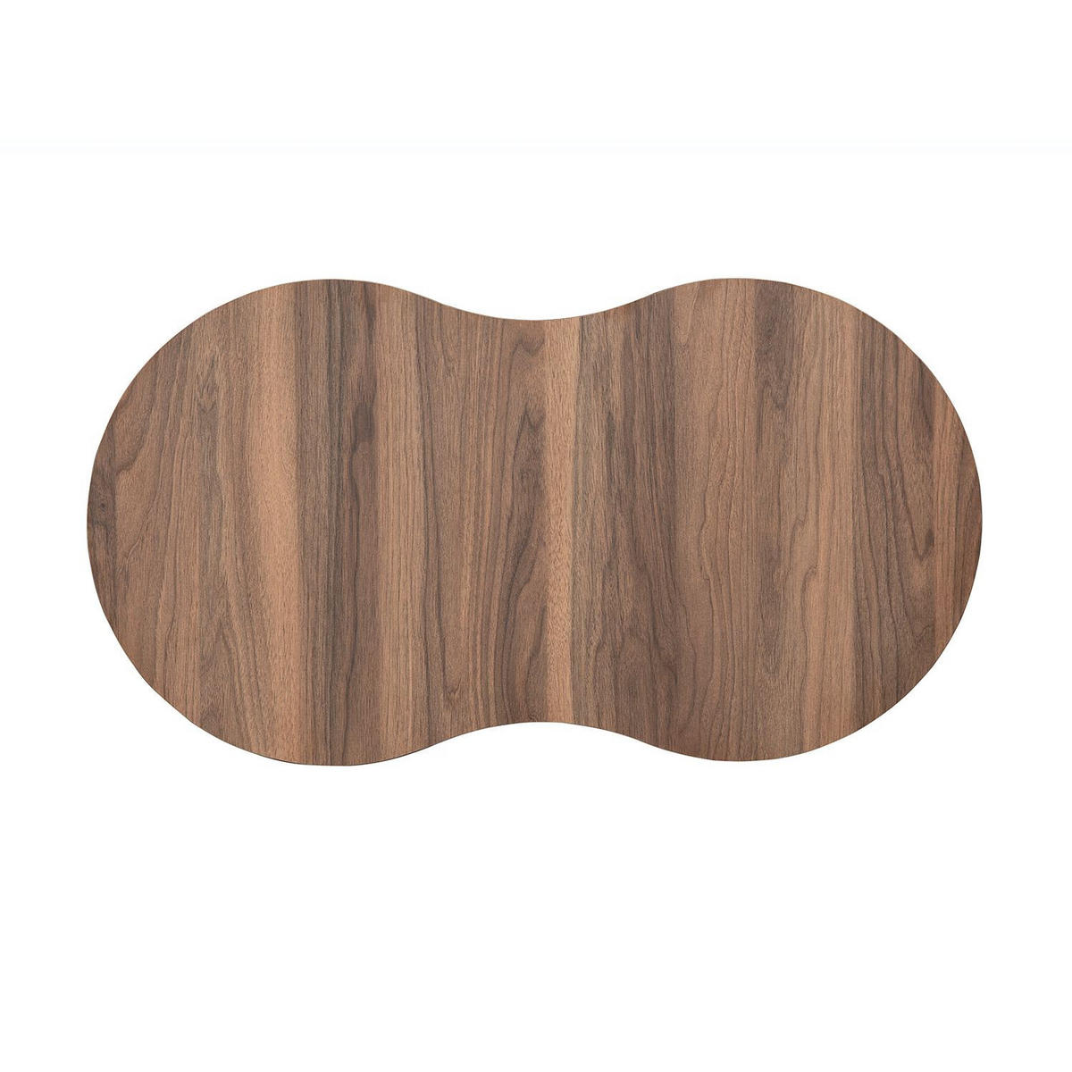COUCHTISCH Moon Nussbaum - Braun, Holz (54/99/45cm) - Habitat Garten