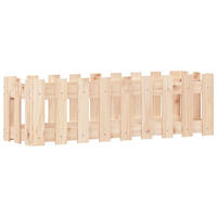 HOCHBEET Lattenzaun-Design 100x30x30 cm Massivholz Kiefer - Naturfarben, Holz (100/30/30cm) - furnicato