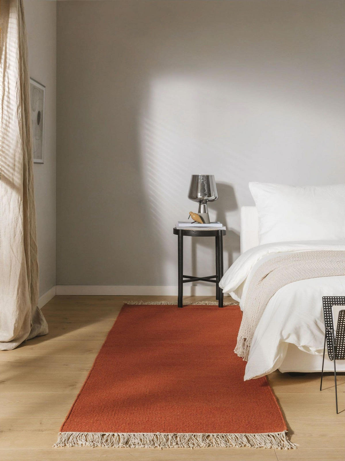 TEPPICH Wollteppich Liv Orange - Orange, Textil (70/1cm) - KUNSTLOFT