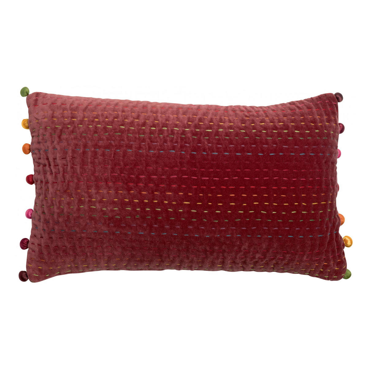 KISSEN Gastounet tomette 30 x 50 cm - Rot, Textil (30/50cm) - Vivaraise