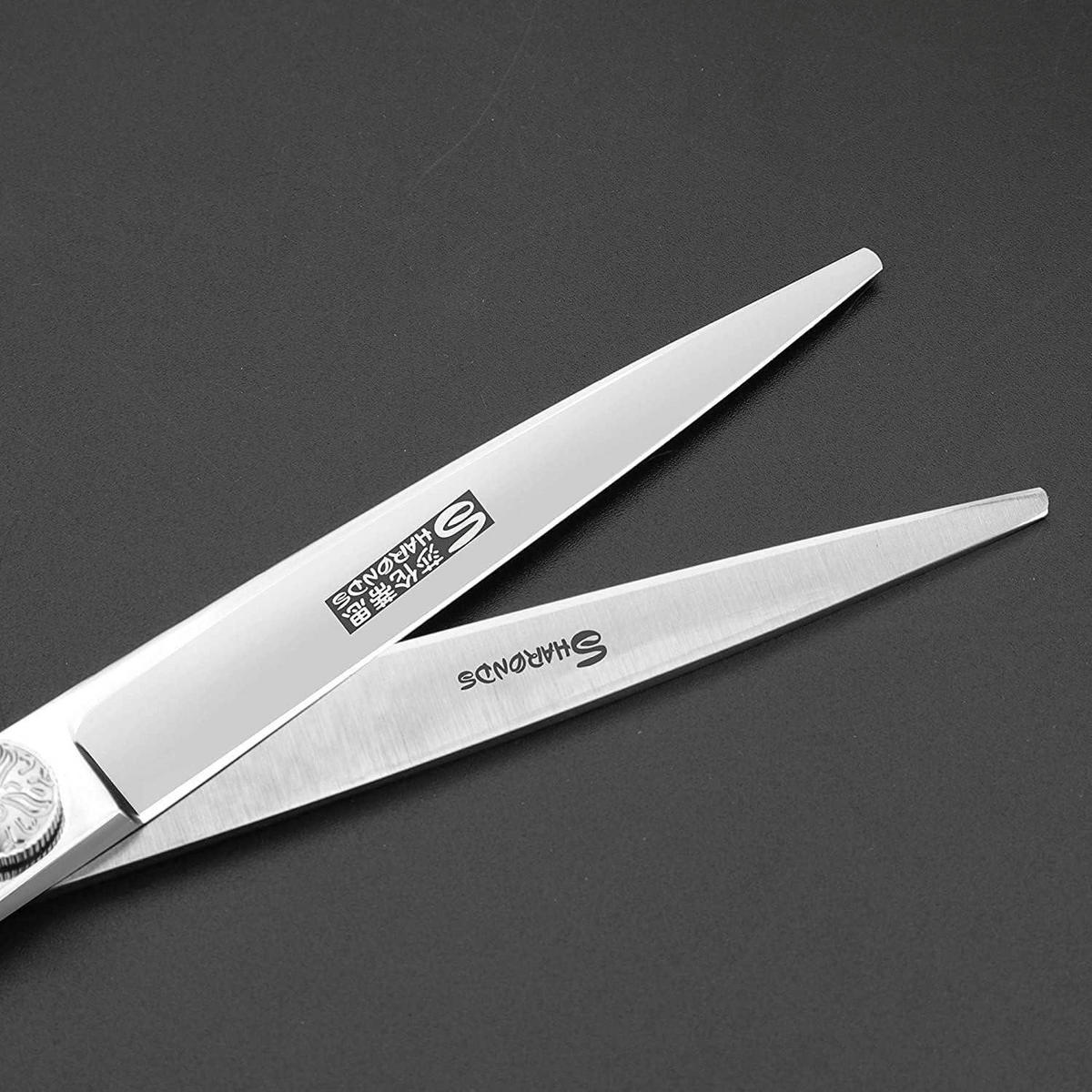 HAARSCHNEIDER-SET 7 Zoll 2-teiliges Set - Silberfarben, Metall (6/1/19cm)
