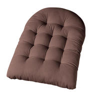 HÄNGESESSEL-KISSEN braun – halbrund, 80/120 cm - Braun, Textil (80/12/120cm) - Homescapes