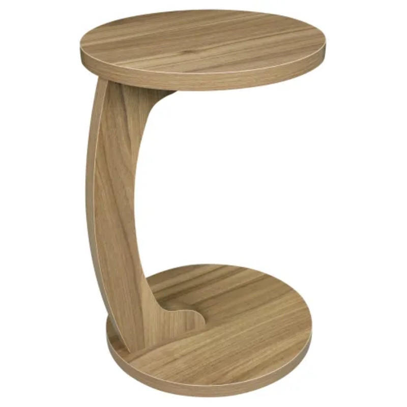 BEISTELLTISCH Eichefarben 38/38/55 cm - Hellbraun, Holzwerkstoff (38/38/55cm) - PANGIVO