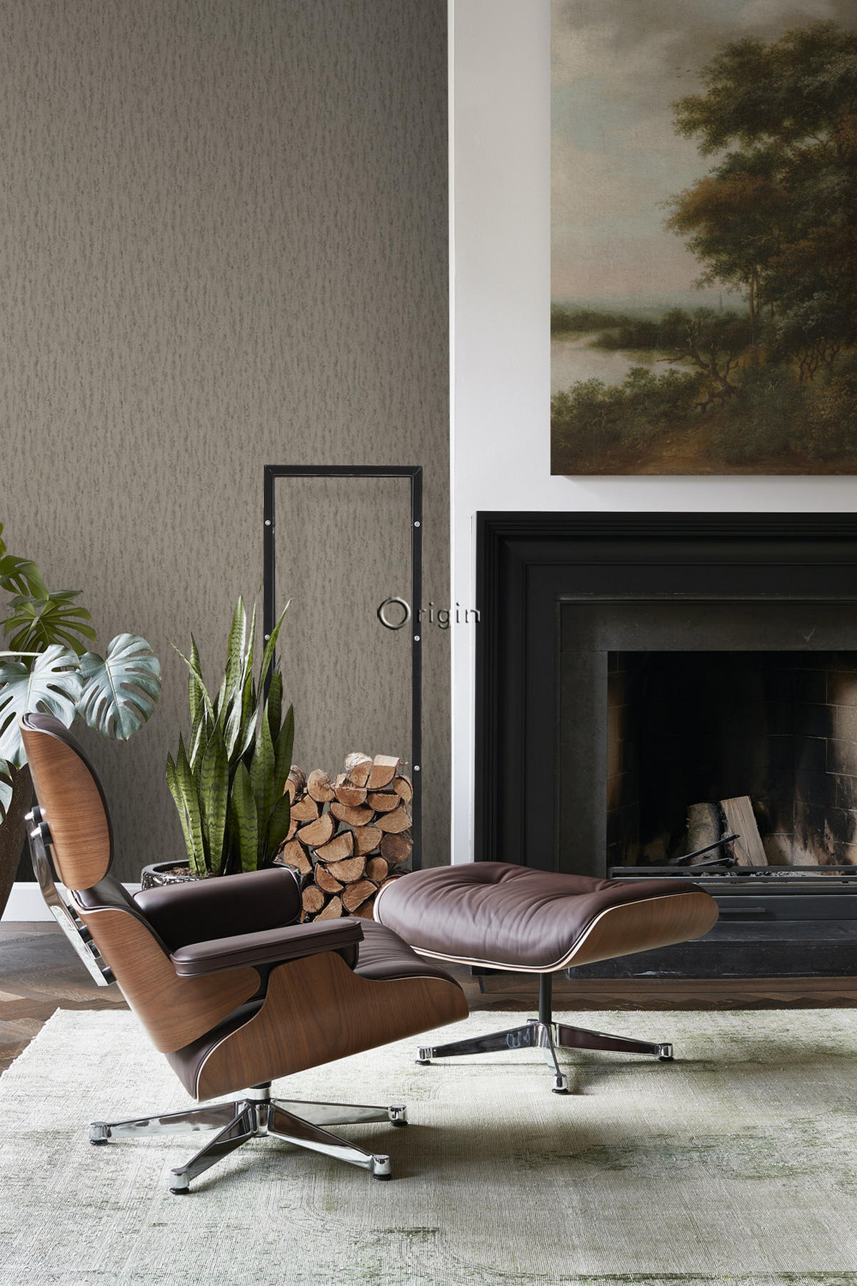 TAPETE Stein-Optik 53 cm x 10.05 m - Braun, Papier (53/1000cm) - Origin Wallcoverings