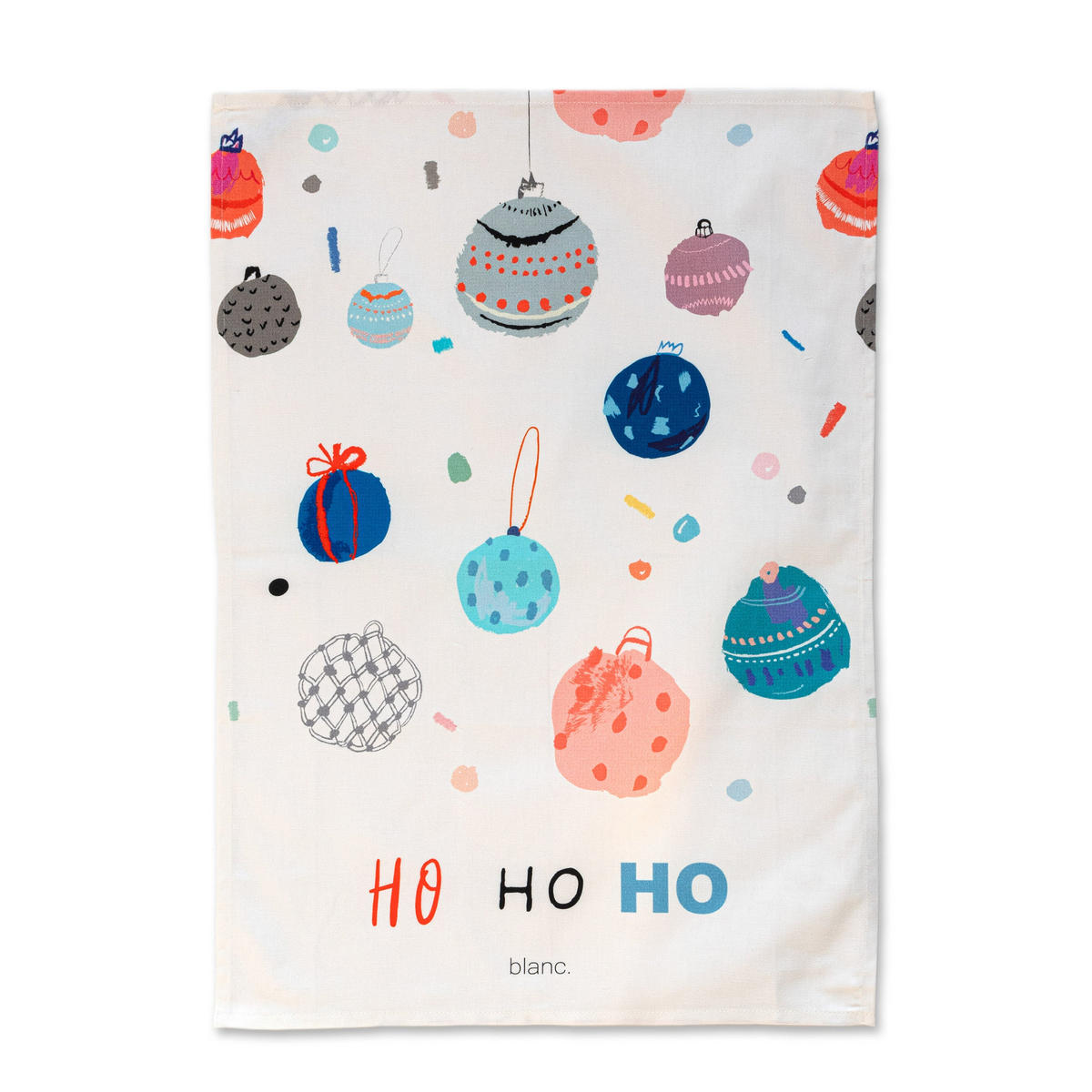 GESCHIRRTUCH (2 tlg) ho ho ho 70x50 cm mehrfarbig - Multicolor, Textil (70/50cm) - Happy Friday