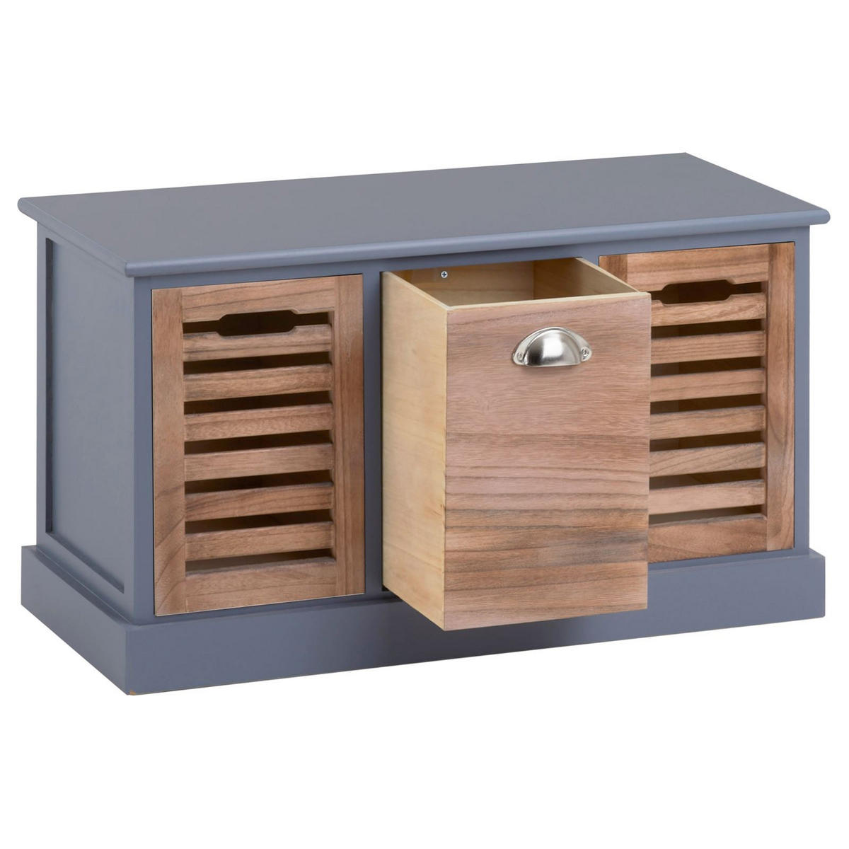 SITZBANK TRIENT - Naturfarben/Grau, Holz (73/41/32cm) - CARO-Möbel