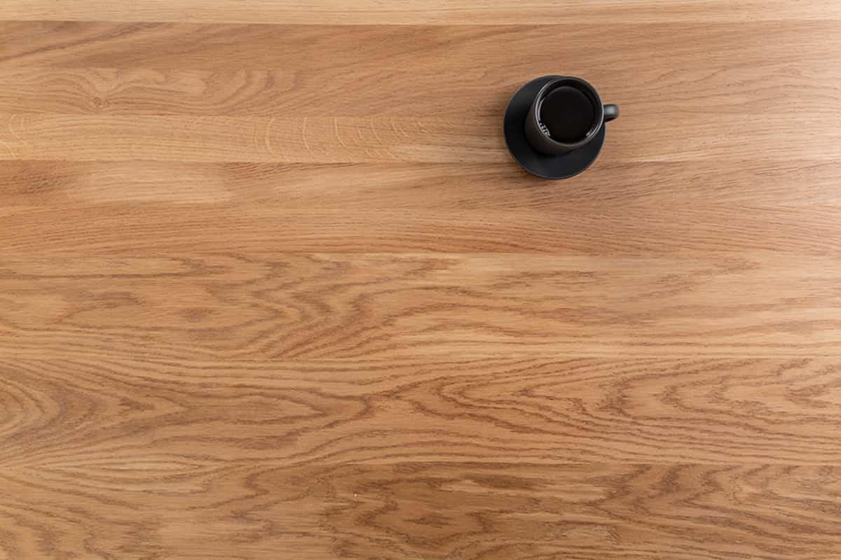 COUCHTISCH APARTMENT Eiche Natur 95 cm - Schwarz/Braun, Holz/Metall (55/95/40cm) - riess-ambiente