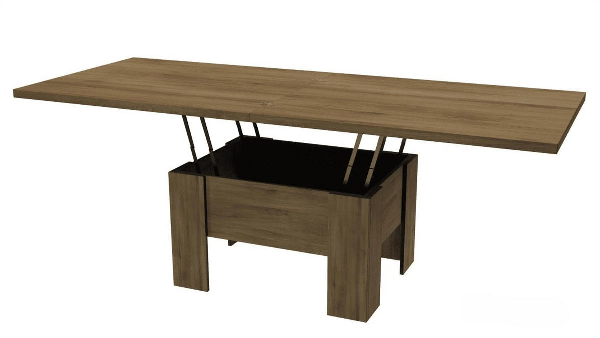 ESSTISCH ROKAR Ausziehbar 100 - 200 / 80 x 78 cm - Alteiche/Eichefarben, Holz (100/80/78cm) - MASSENO