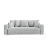 SCHLAFSOFA mit Bettkasten Grau - Grau, Textil (247/88/93cm) - Furnisell