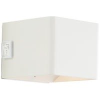 AUSSENWANDLEUCHTE Iseo G80126/05 - Weiß, Metall (10.3/8/10.1cm) - Brilliant