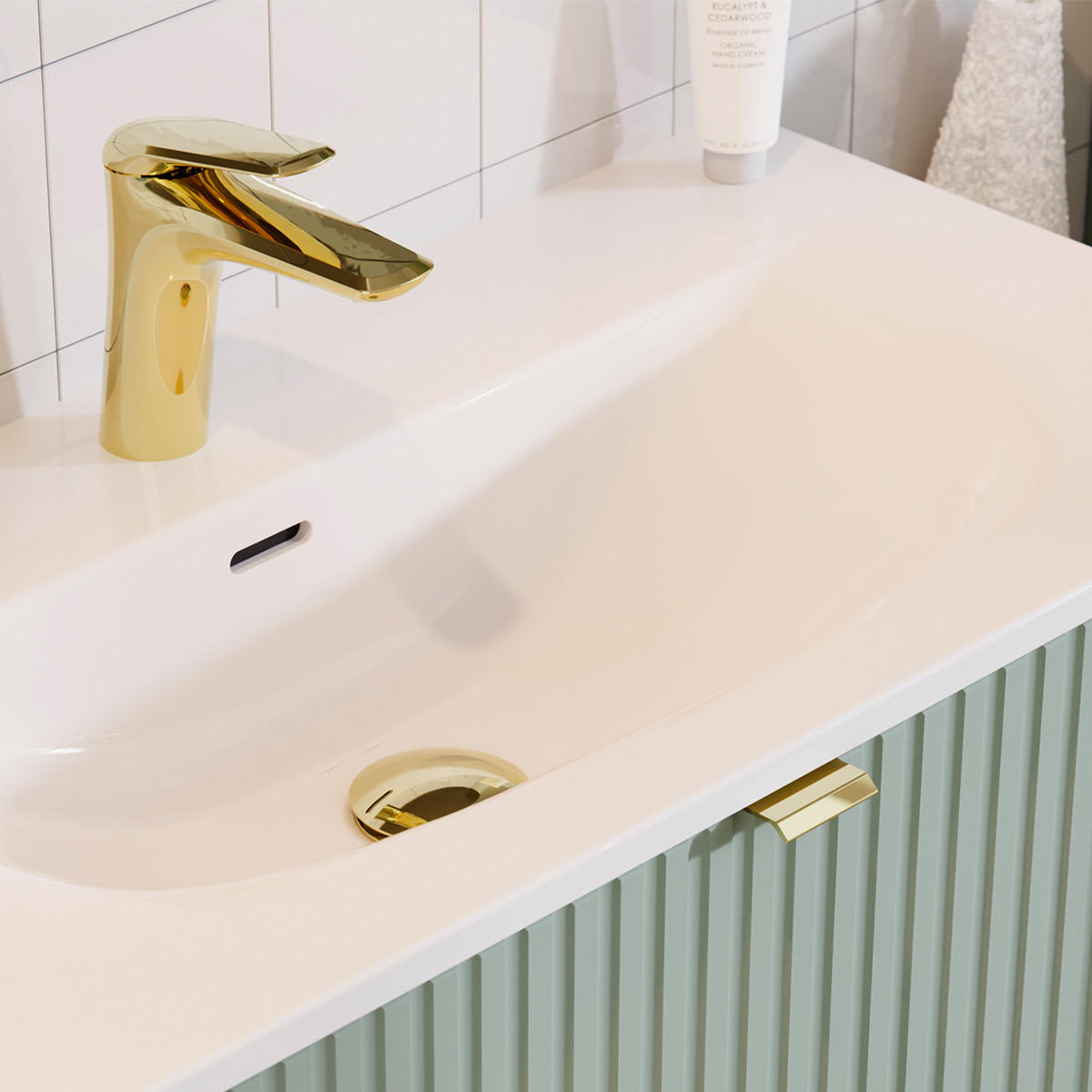 WASCHTISCH 80cm Riva Schwarz - Schwarz, Holzwerkstoff (80/57/40cm) - Petits-meubles