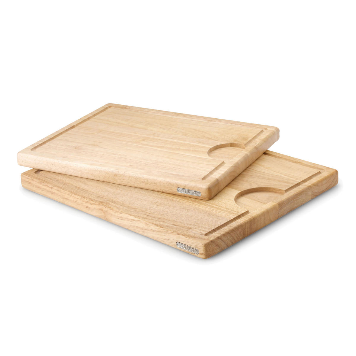 TRANCHIERBRETT, Gummibaumholz, 37 x 29 cm - Braun, Holz (37/29cm) - Continenta