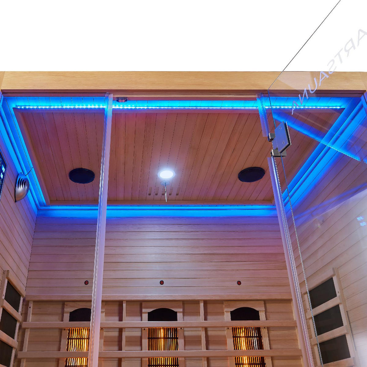 INFRAROTKABINE Kiruna160 mit Dual Technologie - Naturfarben, Holz (160/190/105cm) - Artsauna