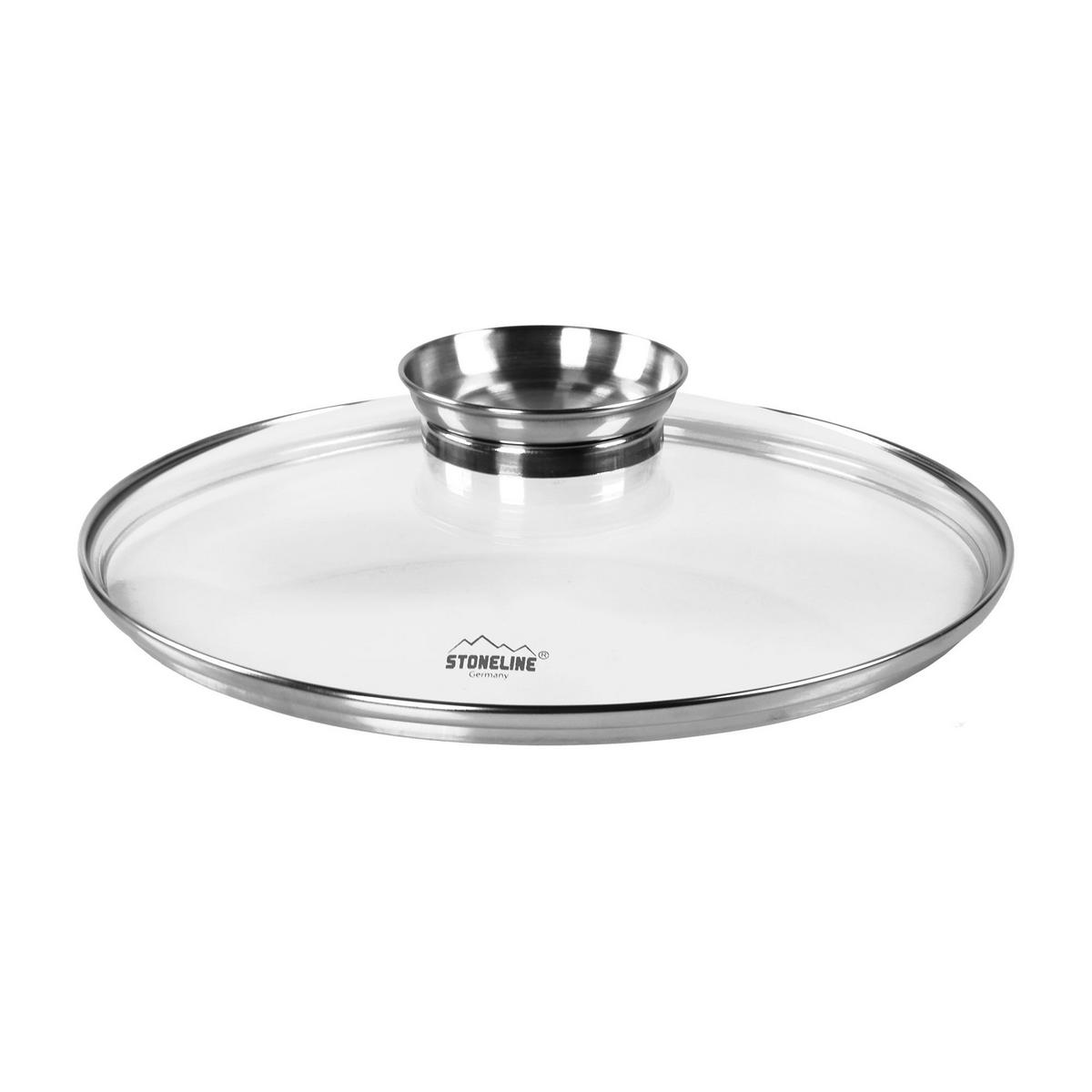 SERVIERPFANNE - Grau, Metall (24cm) - Stoneline