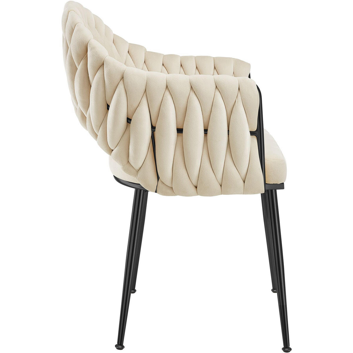 ,,SANDFARBEN/SCHWARZ - Sandfarben, Kunststoff (55/84/57cm) - tectake