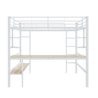 HOCHBETT PANG-N8K3X7 90/200 cm Weiß - Weiß, Metall - PANGIVO