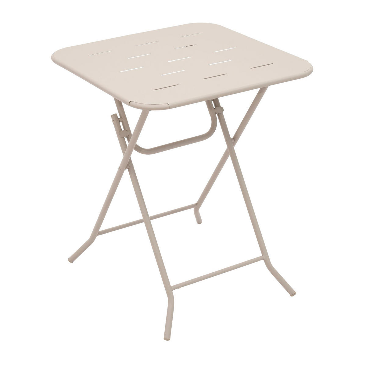 BALKONSET BISTRO SET,klappbar,Metall,für 2 Personen,Beige - Beige, Metall - LVHOM