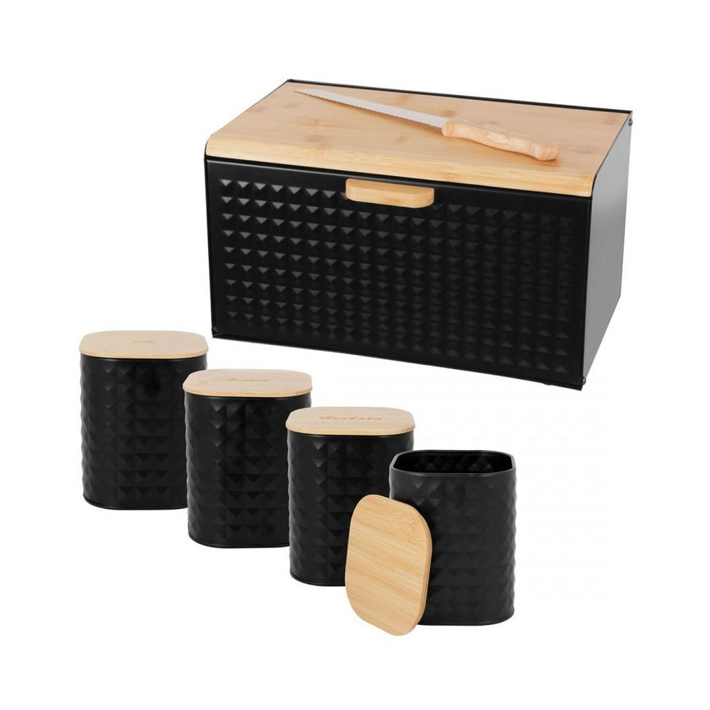 BROTKASTEN Schwarz 33.5/23.5/21 cm 63909 - Schwarz, Holz (23.5/21/33.5cm) - Brunbeste