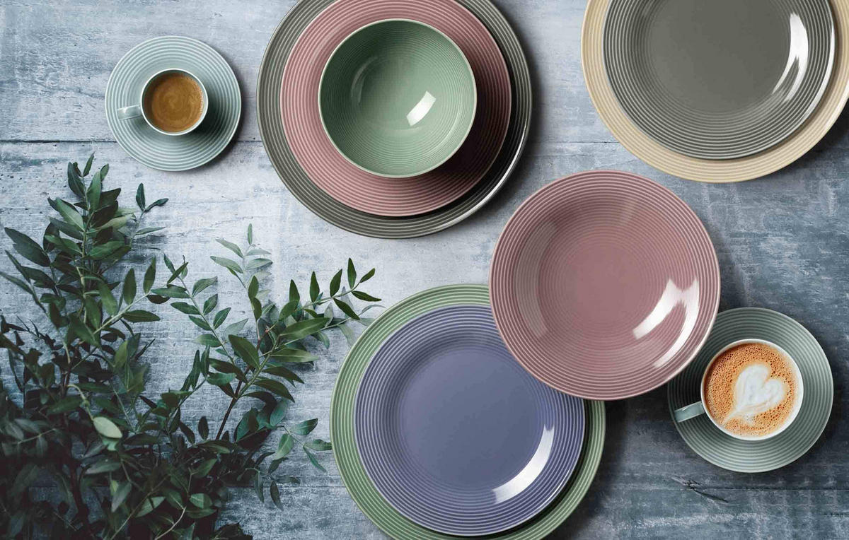 SPEISETELLER Beat Color Glaze Fliederblau ø 27,7 cm 6er Set - Violett, Keramik (27.7cm) - Seltmann Weiden