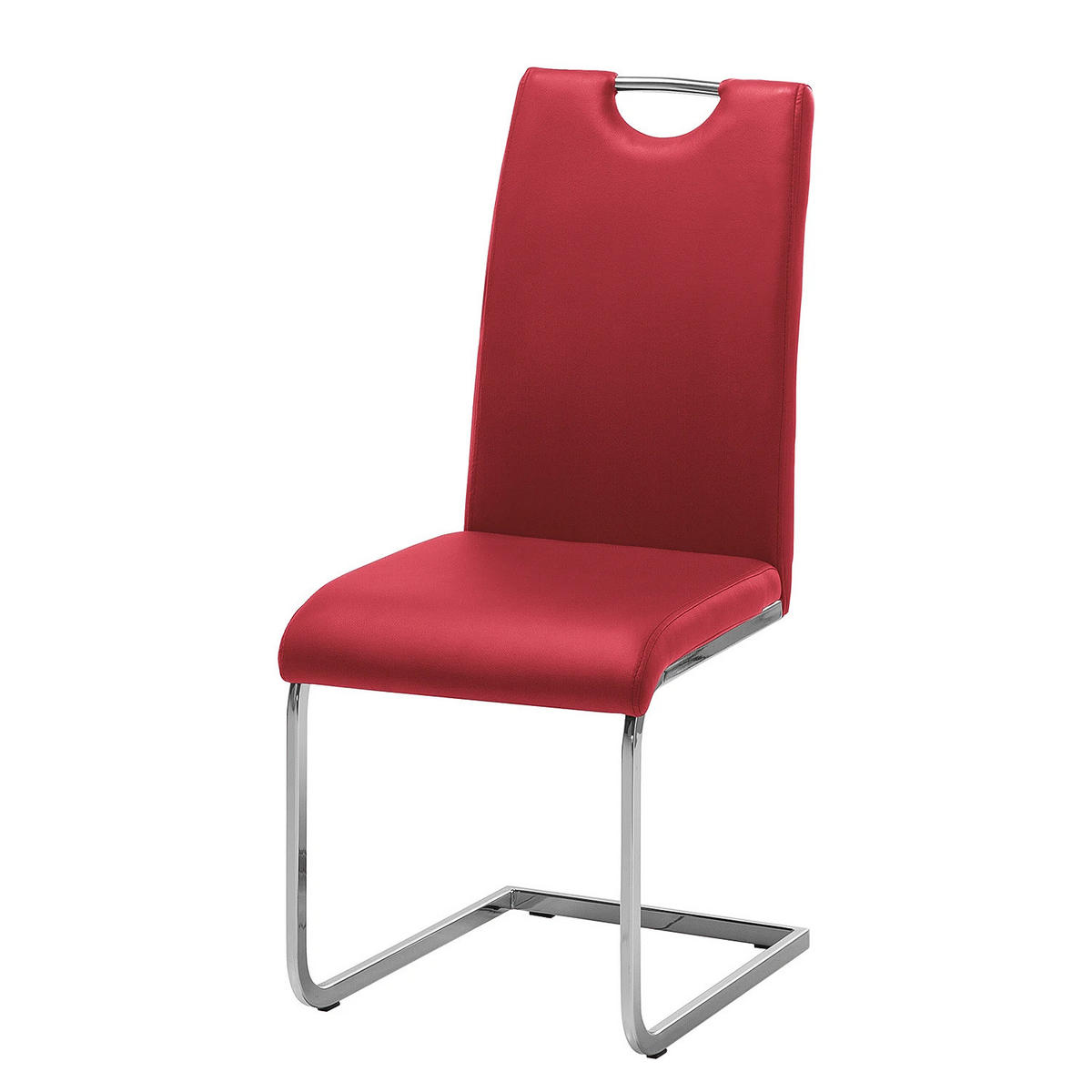 FREISCHWINGER - Metall / Textil - Bordeaux, Kunststoff/Metall (44/97/61cm) - home24
