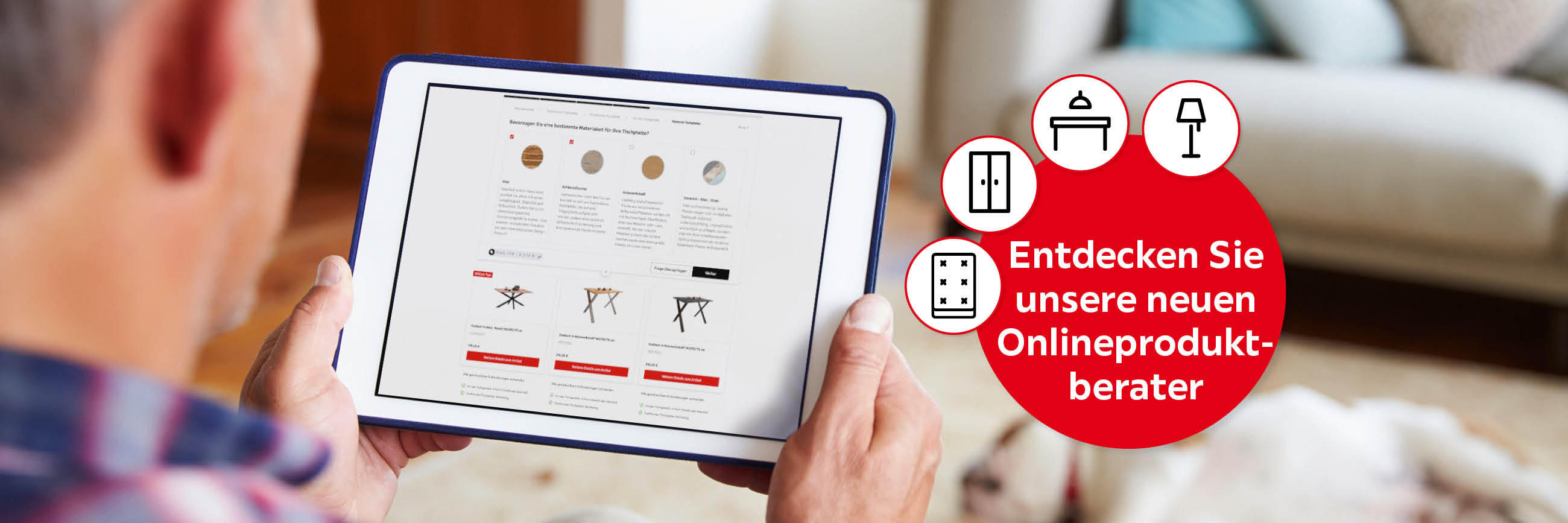 Entdecken Sie unsere neuen Onlineproduktberater