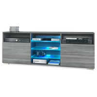 LOWBOARD Granada Front in Avola-Anthrazit - Anthrazit, Holzwerkstoff (146/54/35cm) - Vladon