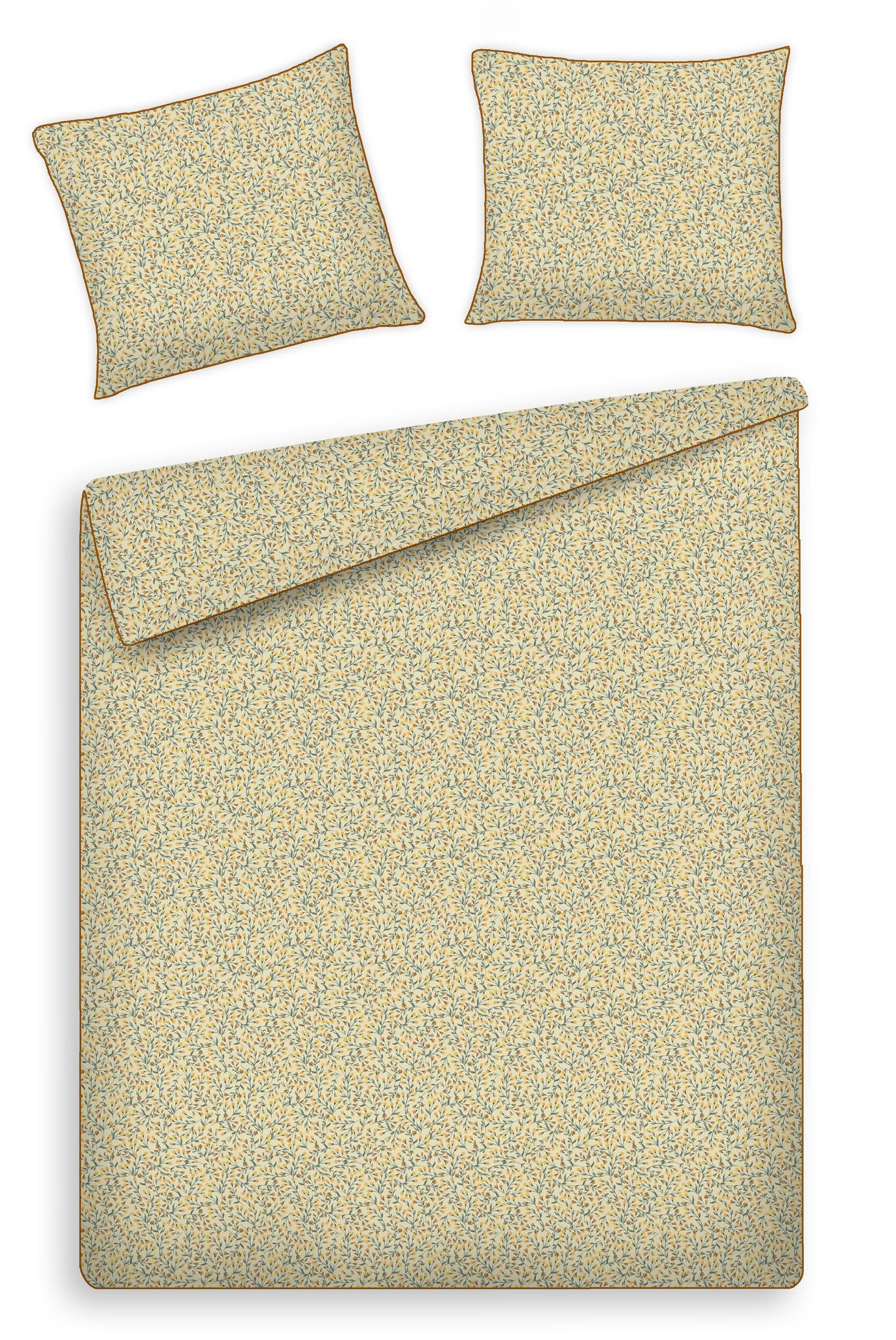 BETTWÄSCHE Crisenta - Beige, Textil (160/200cm) - home&you