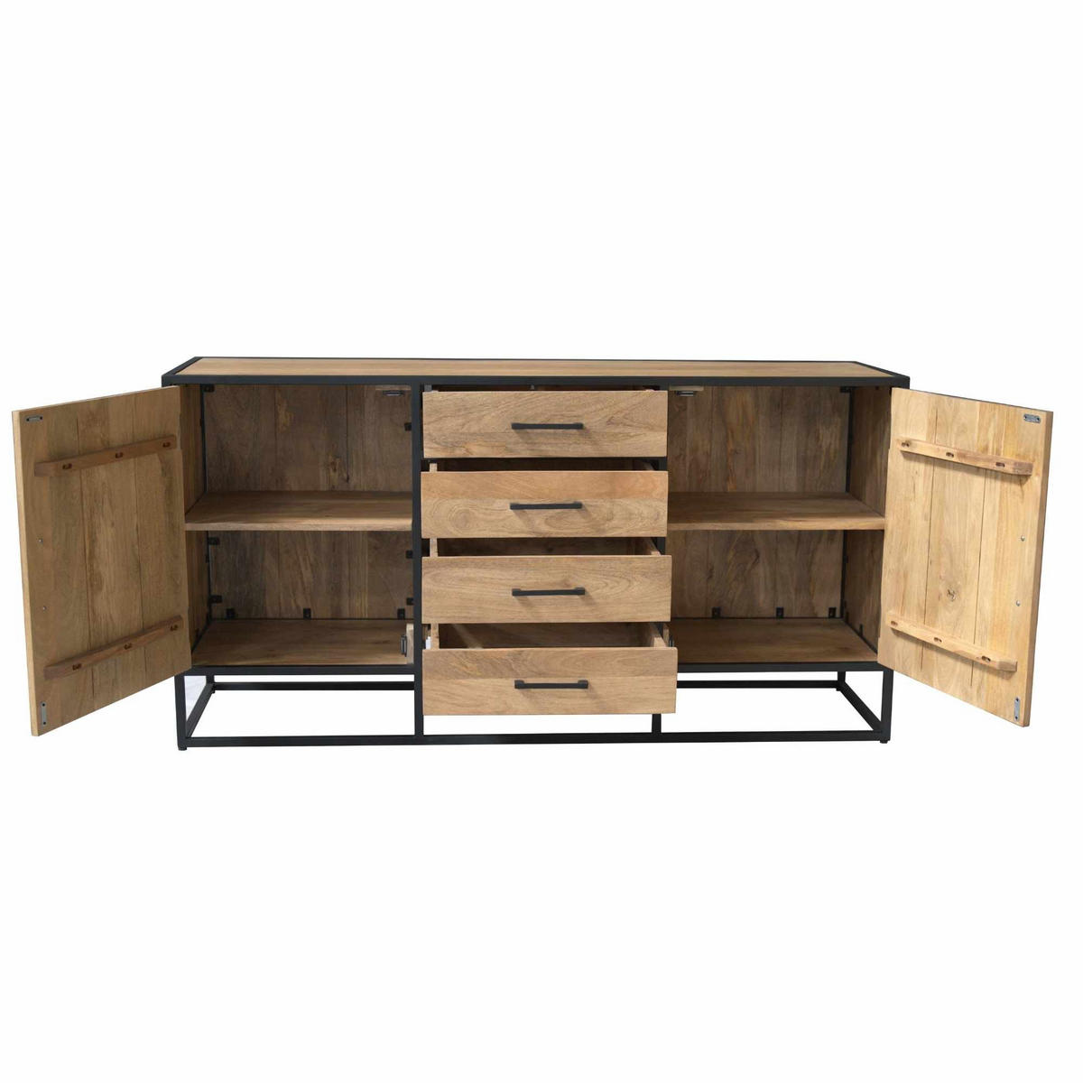 SIDEBOARD Dakota Braun 45/165/85 cm - Braun, Holz (165/85/45cm) - Starfurn