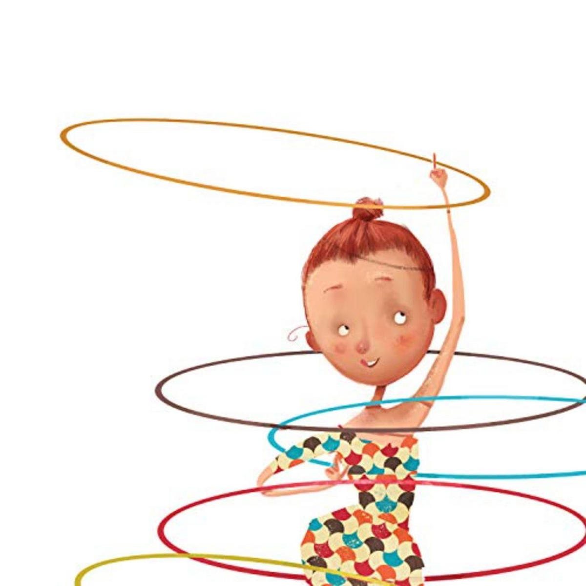 POSTER Set mit 4 Circus Leon Acobata Mago und contortionists A4 Schwarzer Rahmen - Schwarz, Papier (29.7/3cm) - Nacnic