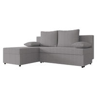 ECKSOFA Maxi - Schwarz/Naturfarben, Holz/Kunststoff (197/145cm) - MIRJAN24