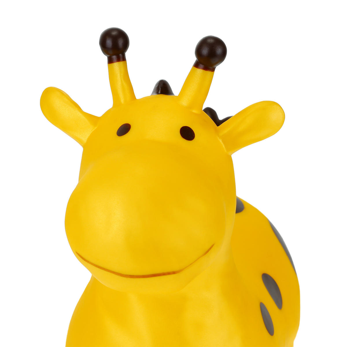 SKÁKADLO Žlutá hnědá nafukovací s pumpičkou - žlutá, plast (56/26/47cm) - Relaxdays