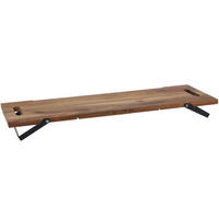 SERVIERTABLETT aus Holz rechteckig Braun 67,5/20/7 cm - Braun, Holz (20/7/67.5cm) - Excellent Houseware