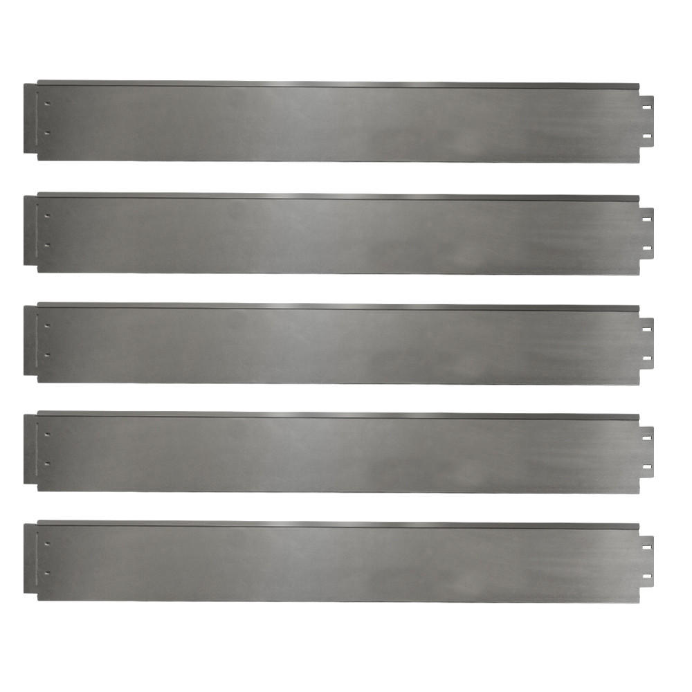 RASENKANTE Silber 100 x 14 cm 30 Meter - Silberfarben, Metall (100/14/0.7cm) - OK-Living