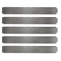 RASENKANTE Silber 100 x 14 cm 30 Meter - Silberfarben, Metall (100/14/0.7cm) - OK-Living