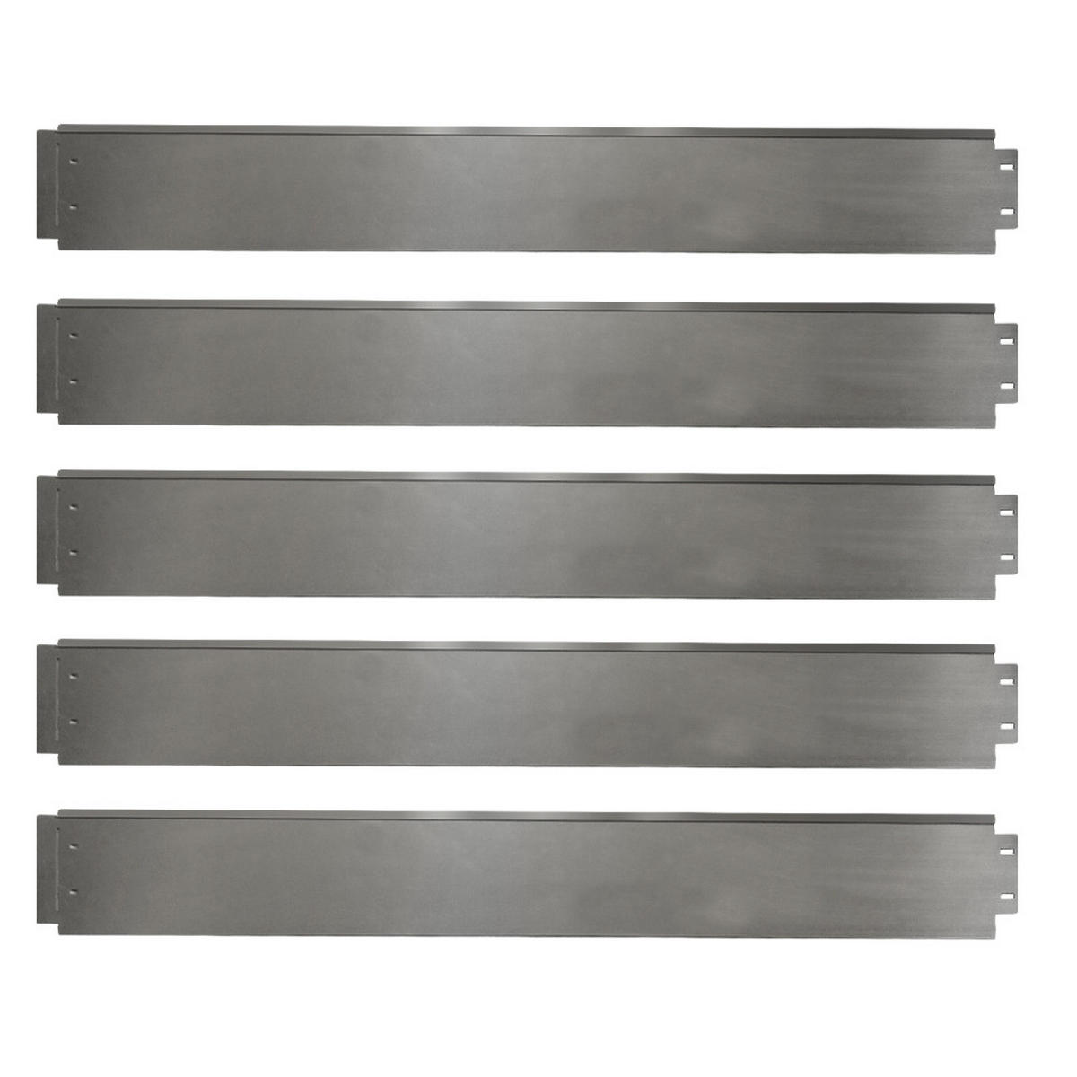 RASENKANTE Silber 100 x 14 cm 30 Meter - Silberfarben, Metall (100/14/0.7cm) - OK-Living