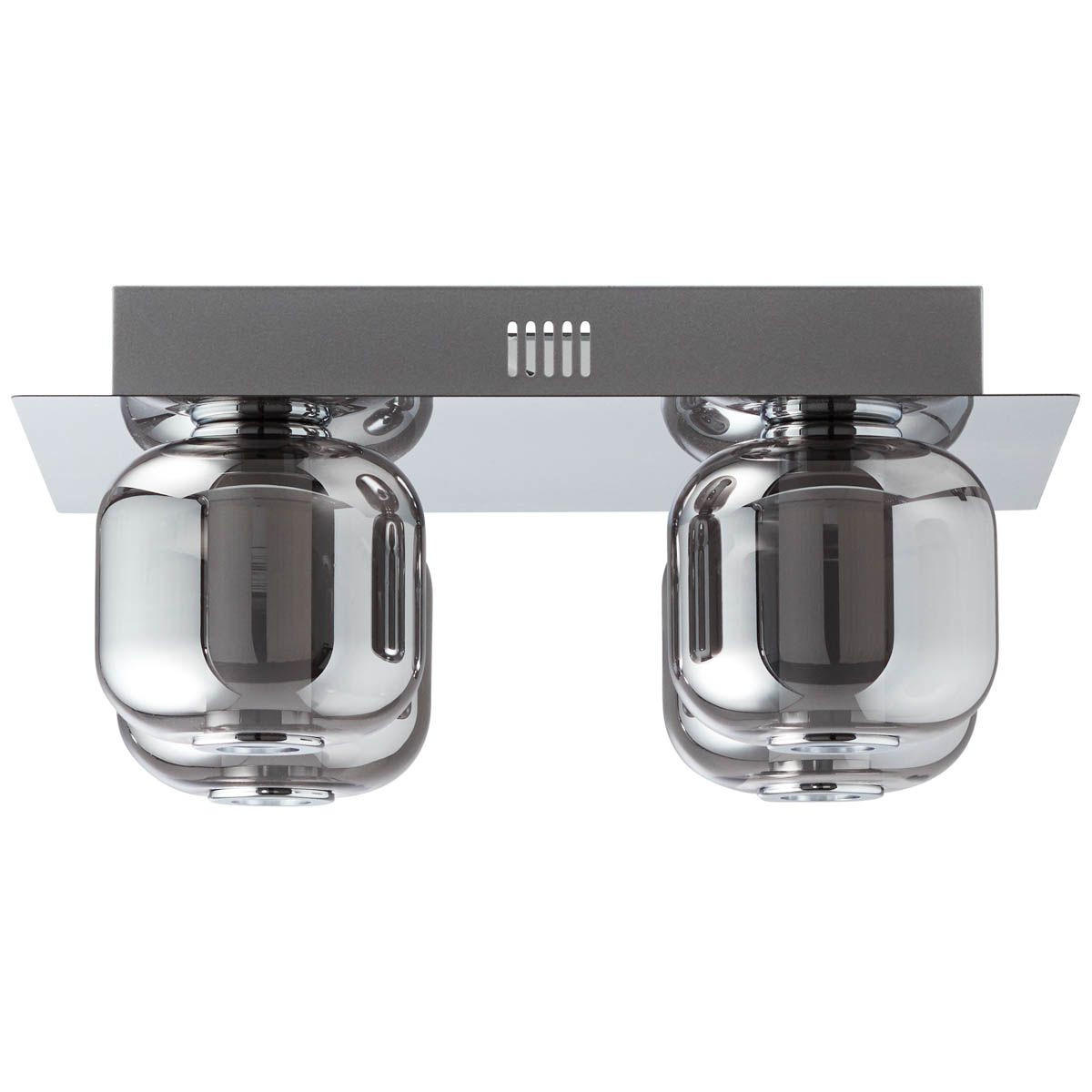 DECKENLEUCHTE Rafa G97177/93 - Chromfarben, Metall (35/35/15cm) - Brilliant