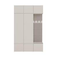 DULAP modern, set de dulapuri: dulap pentru haine și dulap pentru pantofi „cașmir” 150/238/35 - cașmir, compozit lemnos (150/238/35cm) - RAUMHIRSCH FURNITURE