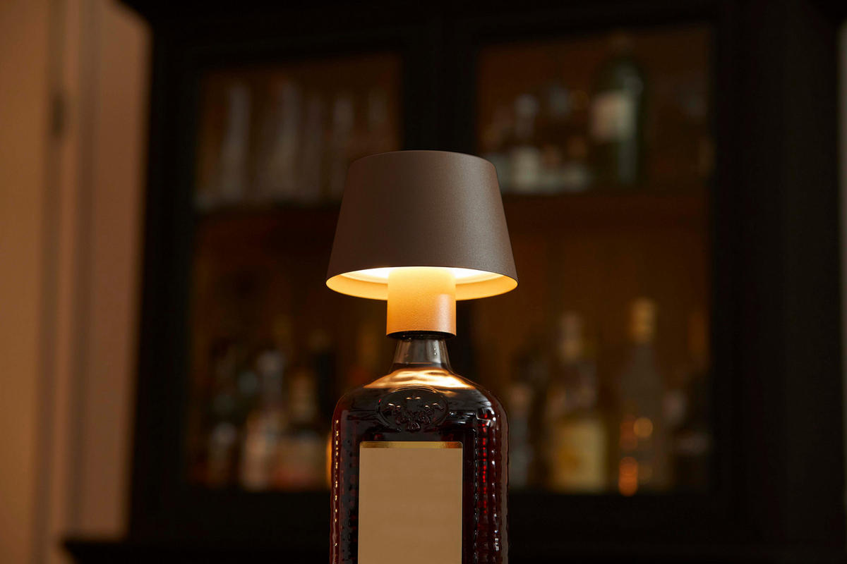 3IN1 LED Tischlampe Taupe max. 45cm hoch - Taupe, Metall (11/11/45cm) - Northpoint