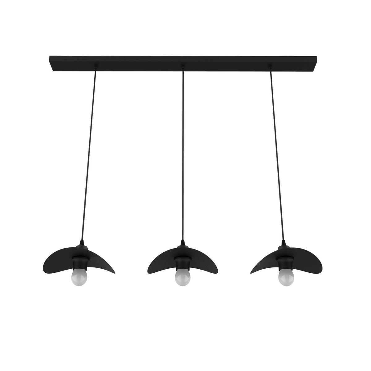 HÄNGELEUCHTE - Schwarz, Metall (25/30/120cm) - Lumicom