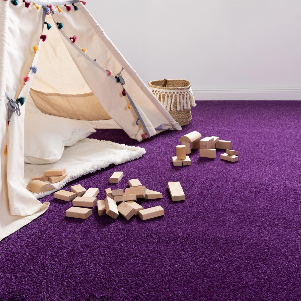 TEPPICHBODEN 400/300 cm Cambridge Young - Lila, Textil (300/400/1cm) - Steffensmeier