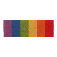FUSSMATTE - Multicolor, Kunststoff/Textil (75/25cm) - Relaxdays
